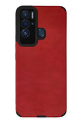 Mey İthalat® Tecno Pova Neo Kılıf Loop Deri Silikon - Kırmızı