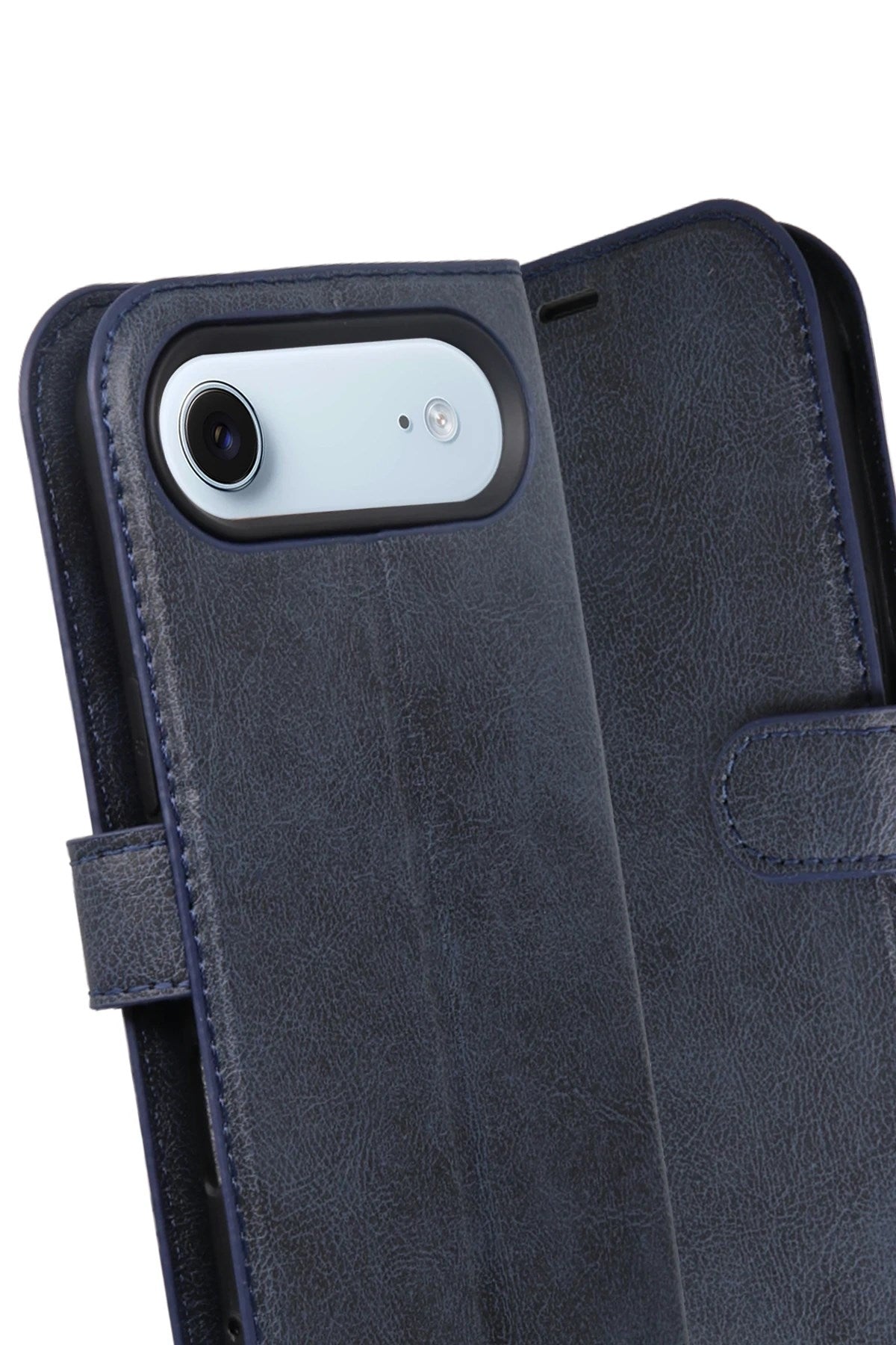 Mey İthalat® iPhone 17 Air Trend S Plus Kapaklı Kılıf - Lacivert