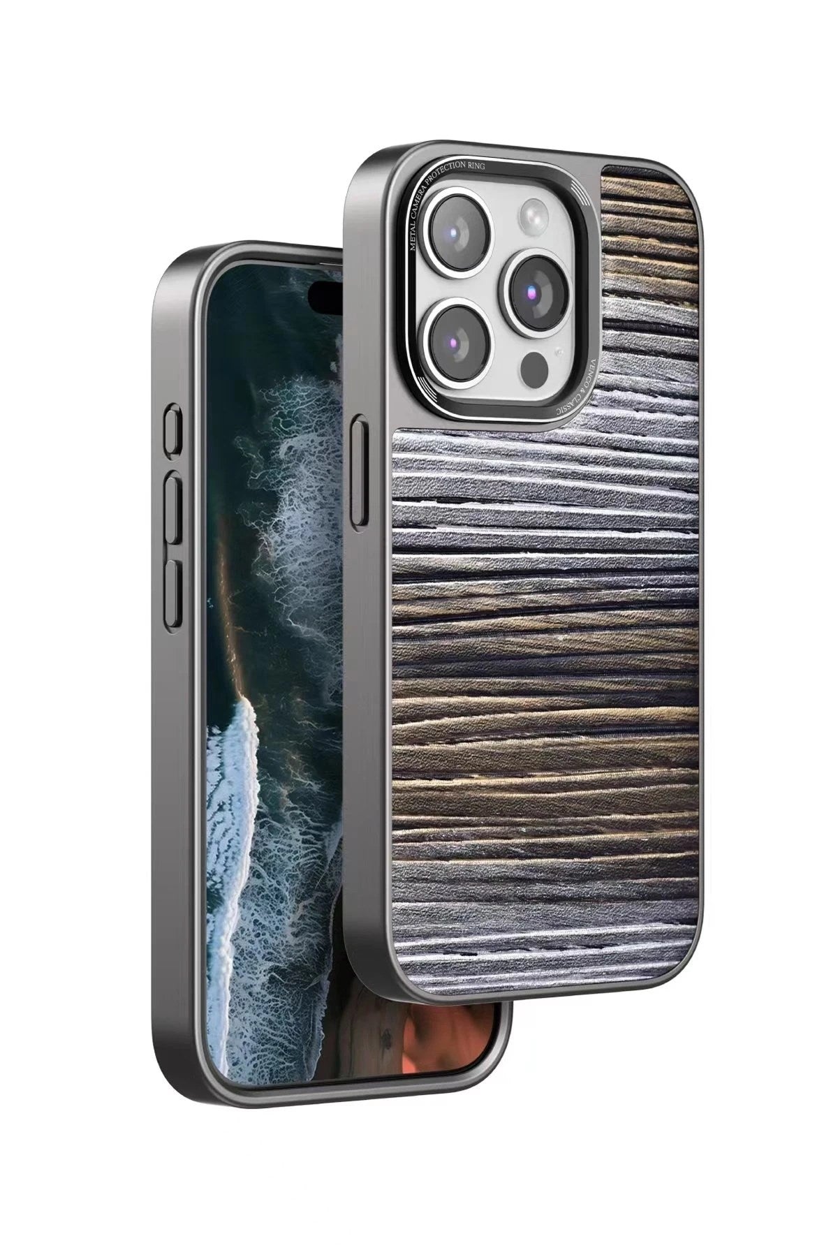 Mey İthalat® iPhone 15 Pro Max Wave Kapak - Sarı
