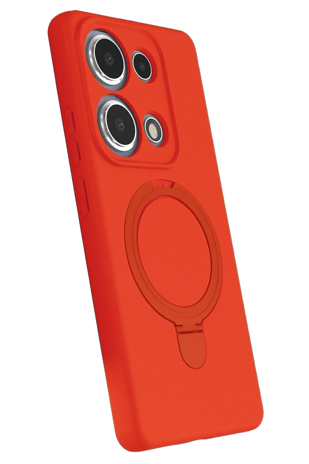 Mey İthalat® Redmi Note 13 Pro 4G Regal Magsafe Standlı Kapak - Turuncu