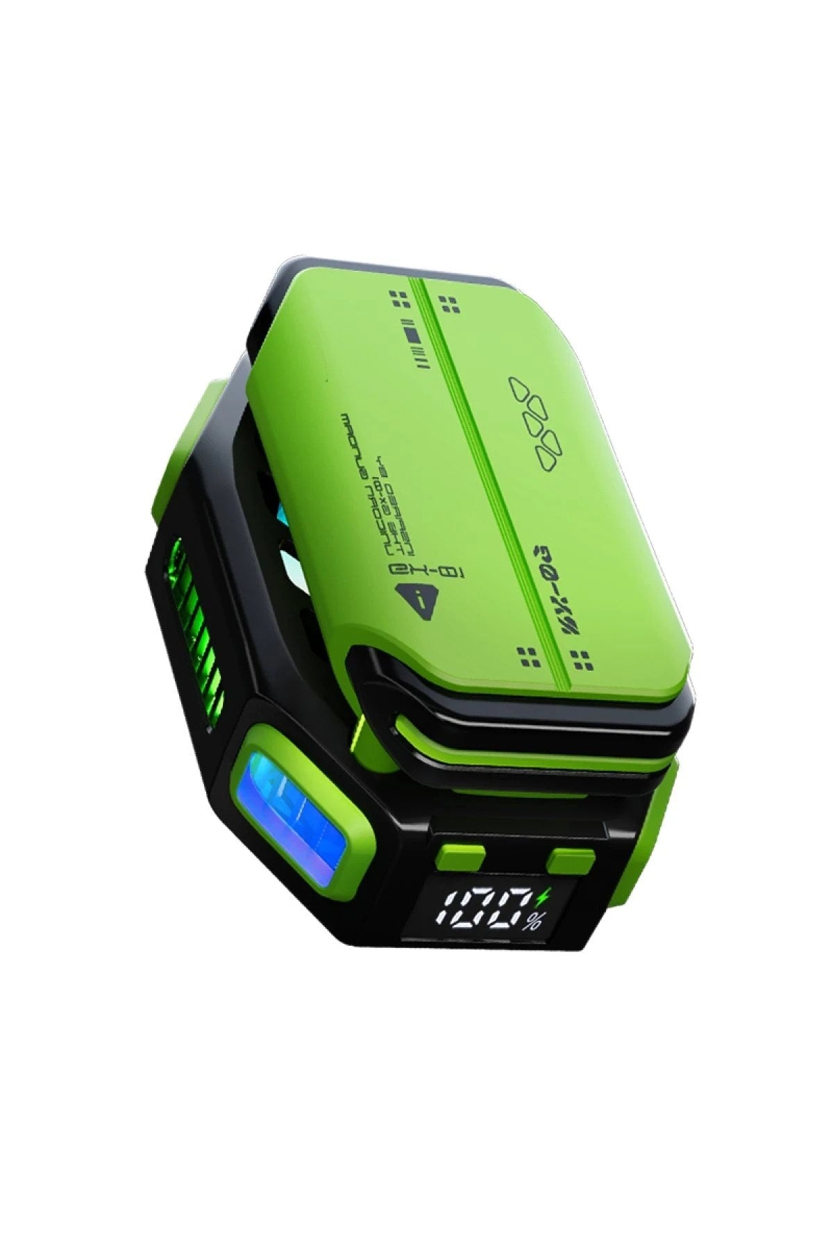 Mey İthalat® X111 RGB Radyatör Telefon Soğutucu Fan - Siyah