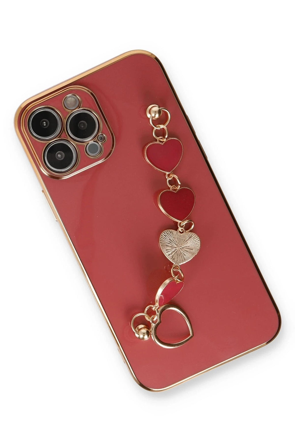 Mey İthalat® iPhone 13 Pro Kılıf Esila Silikon - Kırmızı