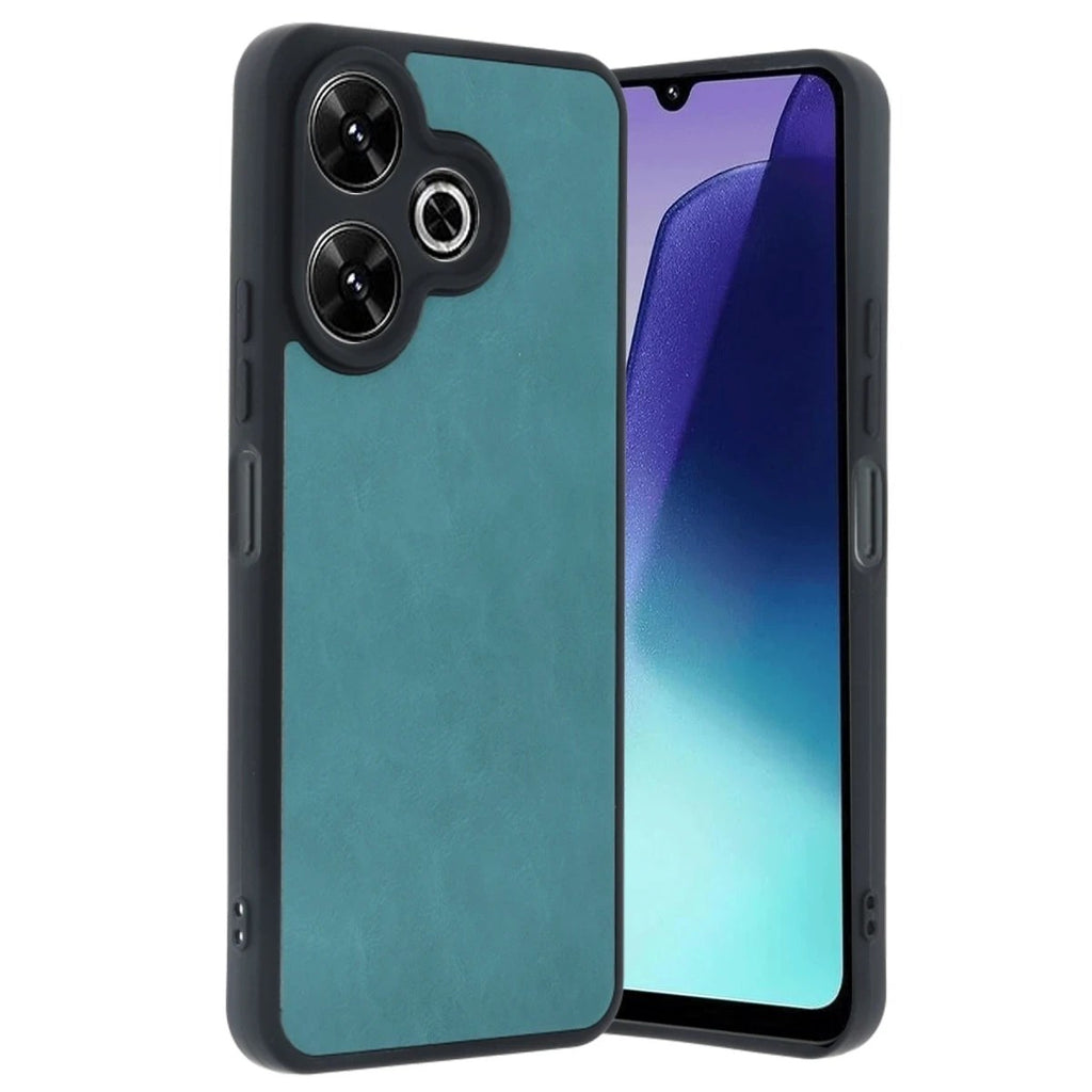 Mey İthalat® Redmi 13 4G Kılıf Aras Deri Kapak - Açık Yeşil