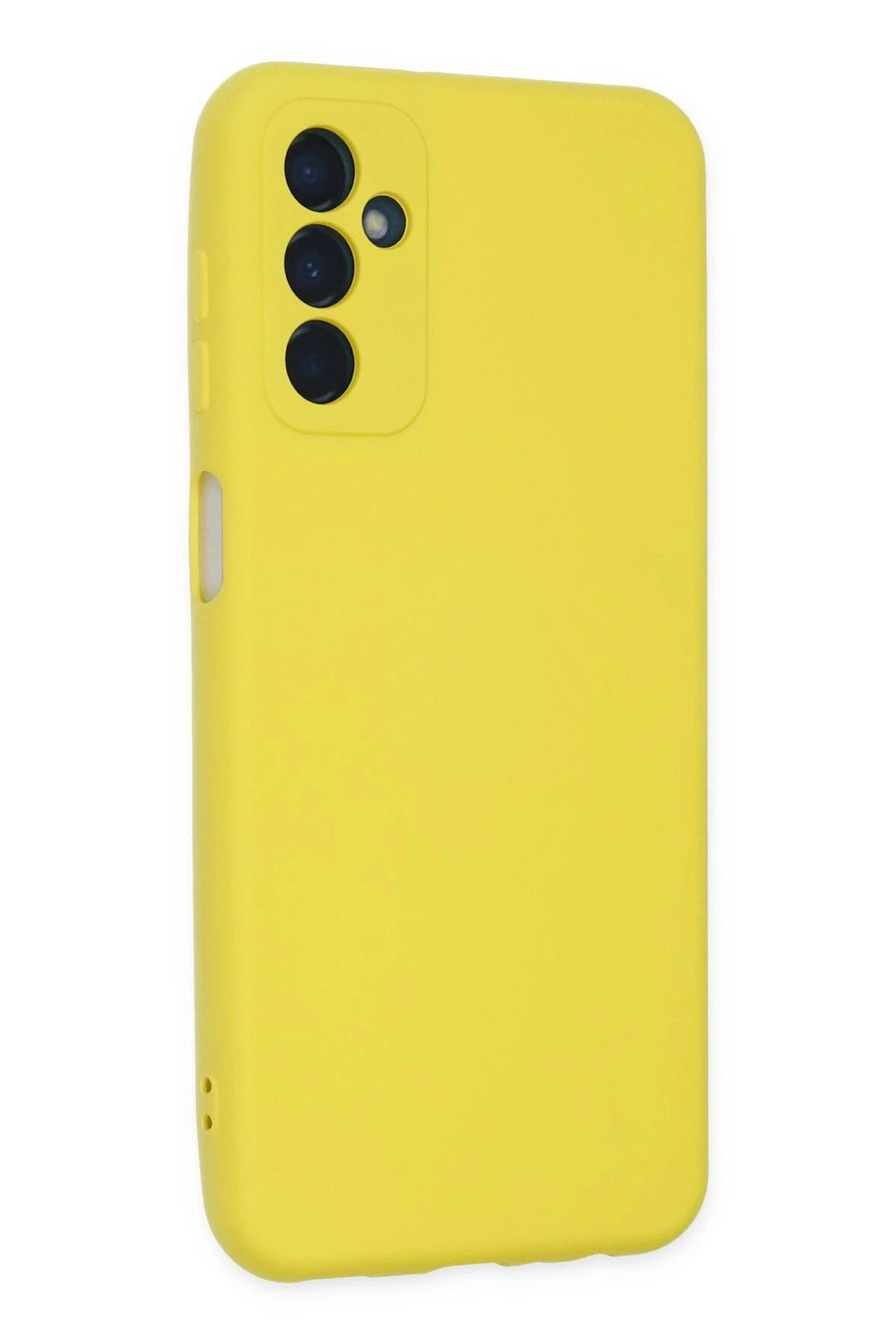 Mey İthalat® Samsung Galaxy M23 Kılıf Nano içi Kadife Silikon - Sarı