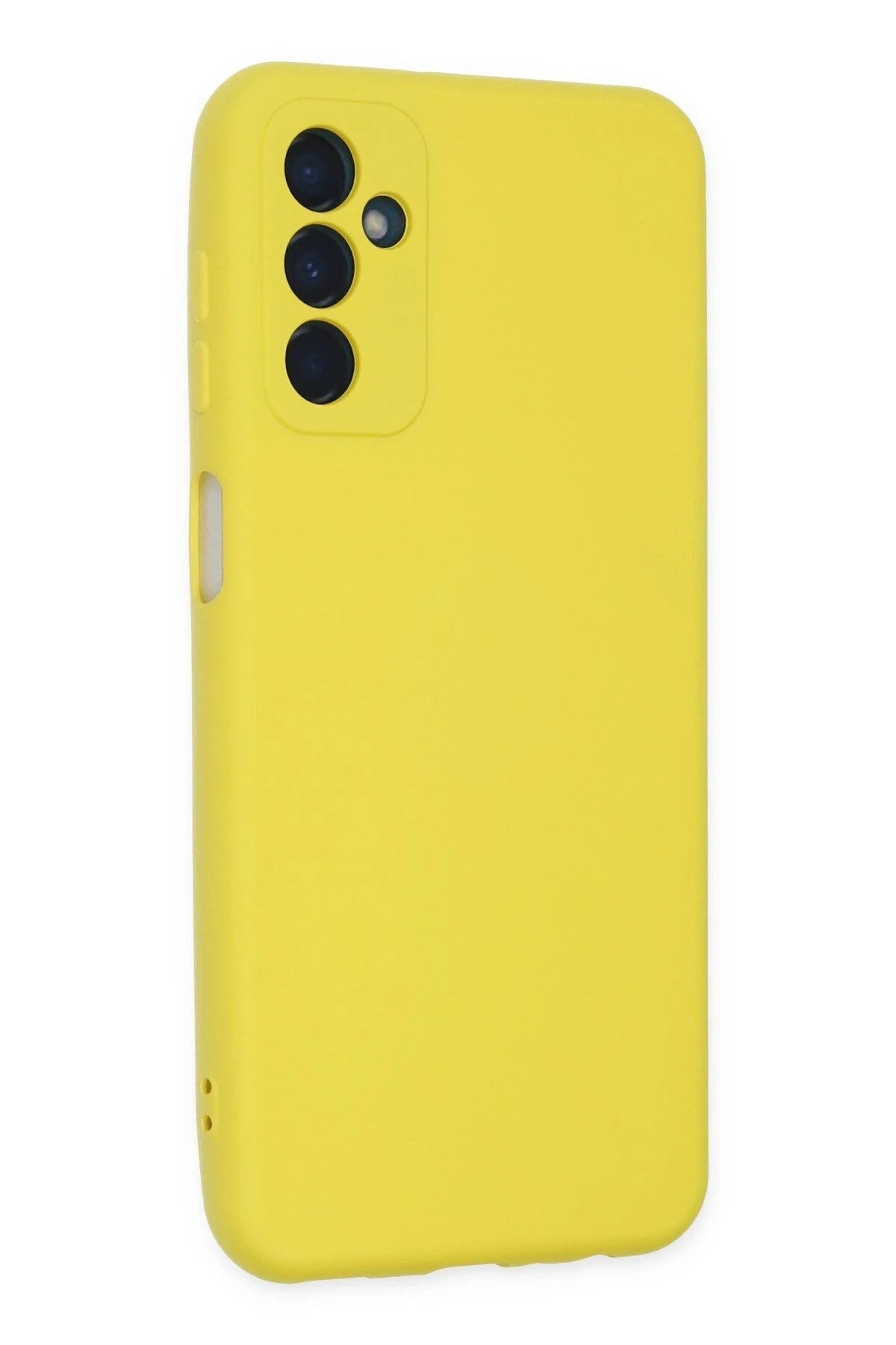 Mey İthalat® Samsung Galaxy M23 Kılıf Nano içi Kadife Silikon - Sarı