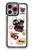 Mey İthalat® iPhone 14 Pro Kılıf Sweet Desenli Silikon Kapak - Sarı