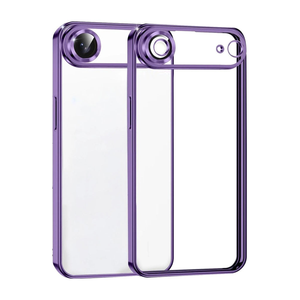 Mey İthalat® iPhone 17 Air Lensli Silikon - Mor