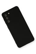Mey İthalat® Samsung Galaxy S21 FE Kılıf Nano içi Kadife Silikon - Siyah