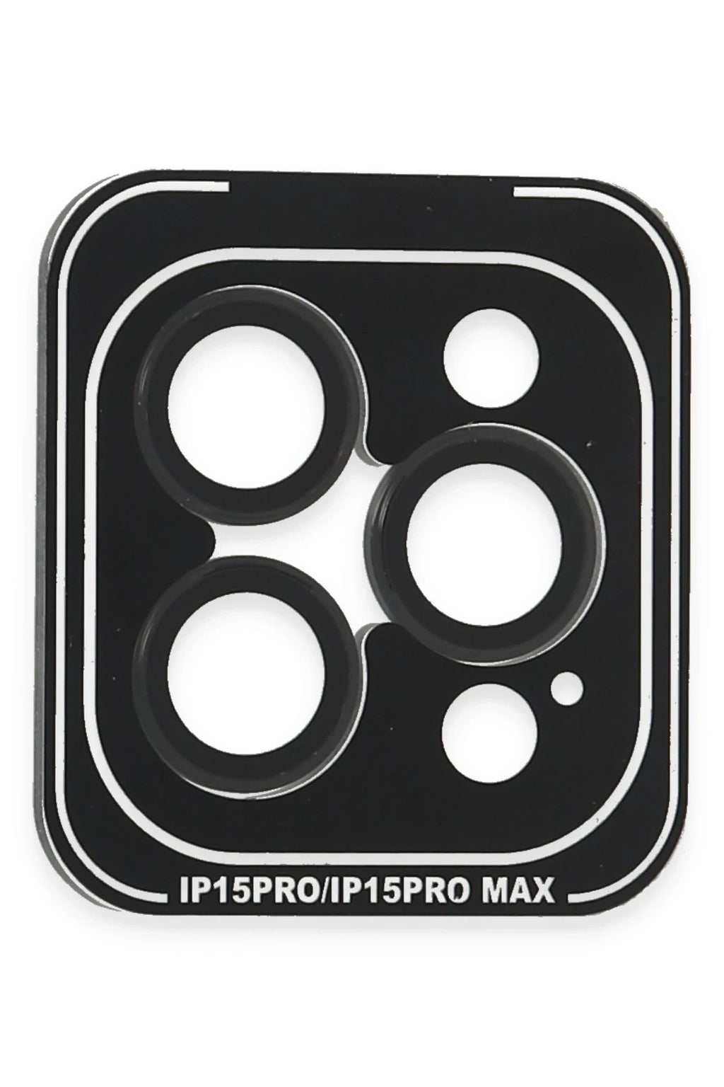 Mey İthalat® iPhone 15 Pro Max PVD Metal Kamera Lens - Siyah