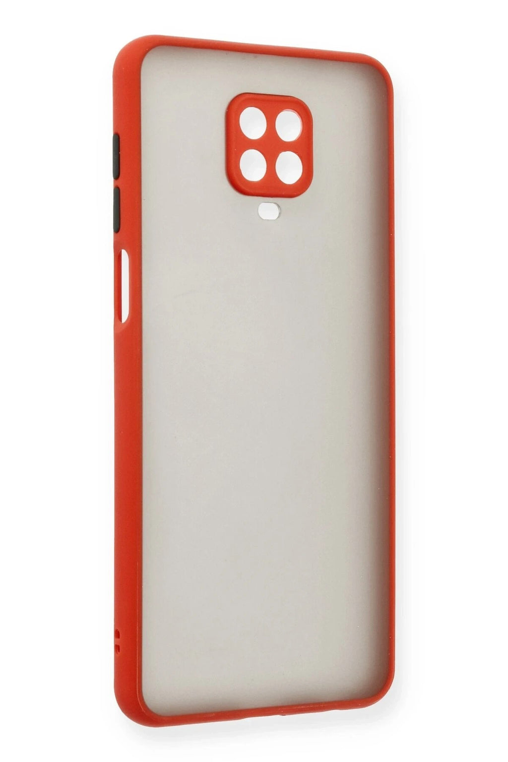 Mey İthalat® Redmi Note 9 Pro Kılıf Montreal Silikon Kapak - Kırmızı