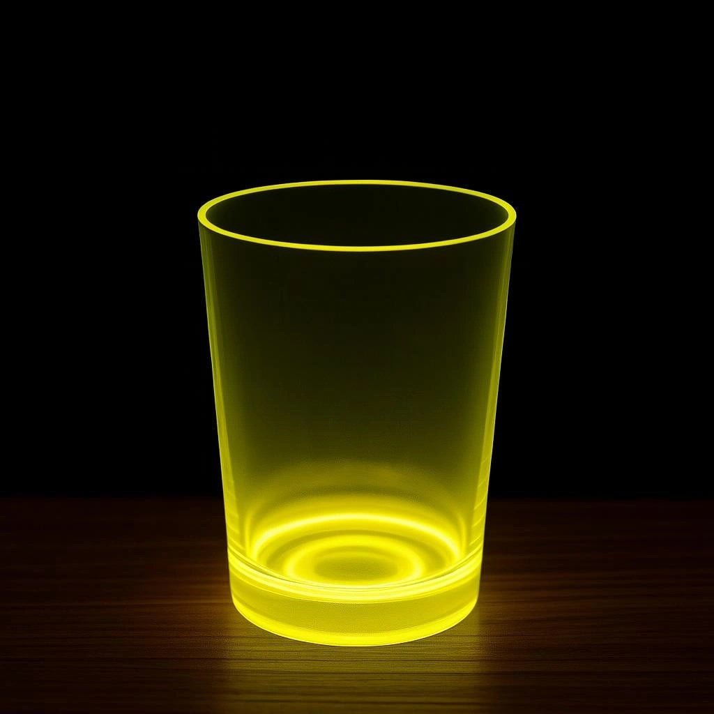 Mey İthalat® PartyGlow Neon Sarı Bardak 8.5 x 10.5 cm