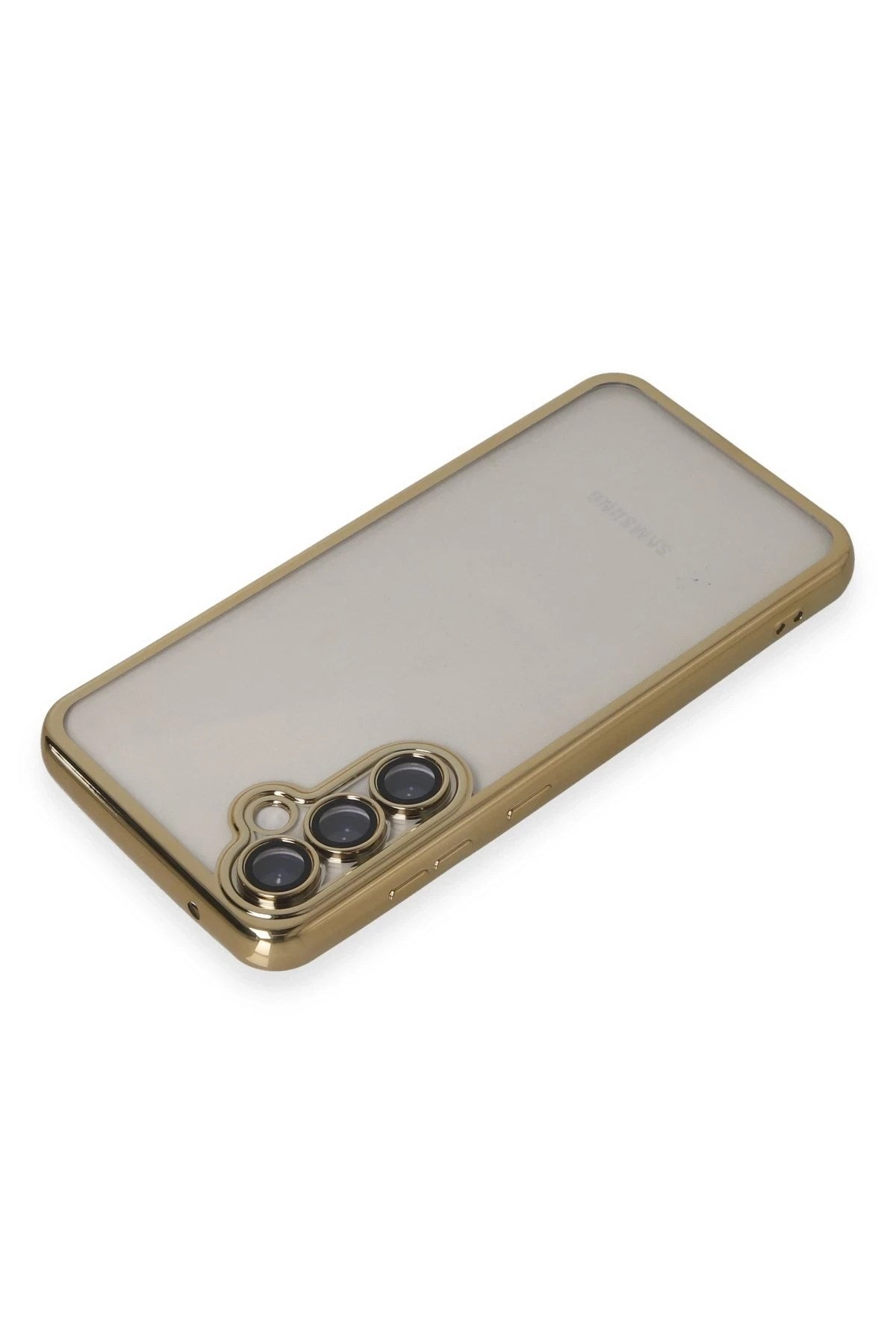 Mey İthalat® Samsung Galaxy S23 FE Kılıf Lensli Silikon - Gold