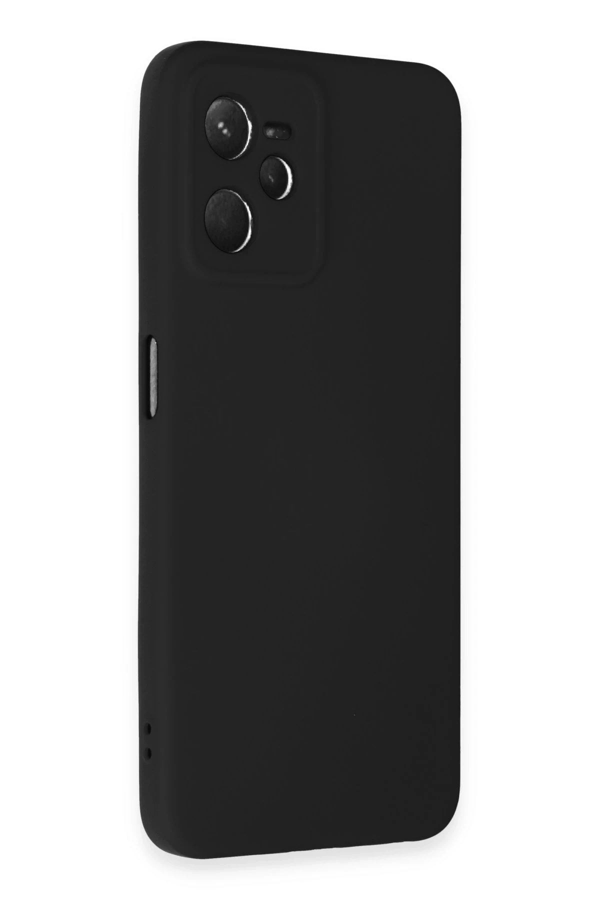 Mey İthalat® Realme C35 Kılıf Nano içi Kadife Silikon - Siyah