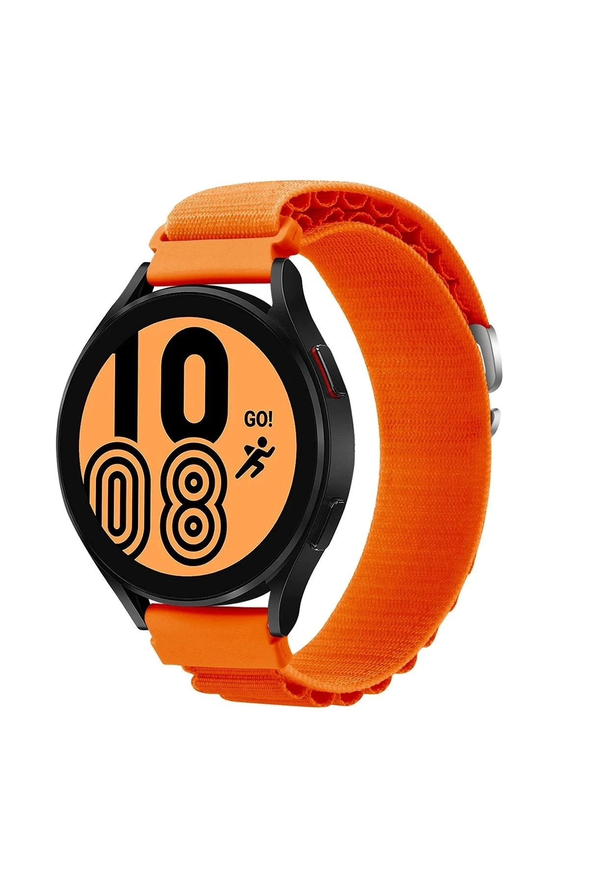 Mey İthalat® Watch 22mm KR410 Kumaş Kordon - Turuncu