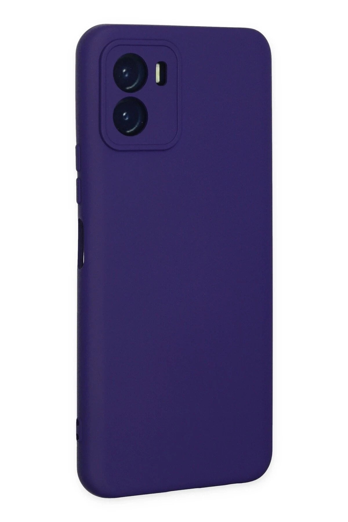 Mey İthalat® Vivo Y15S Kılıf Nano içi Kadife Silikon - Mor