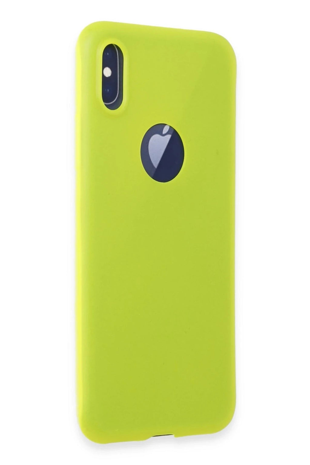 Mey İthalat® iPhone X Kılıf First Silikon - Parlak Sarı