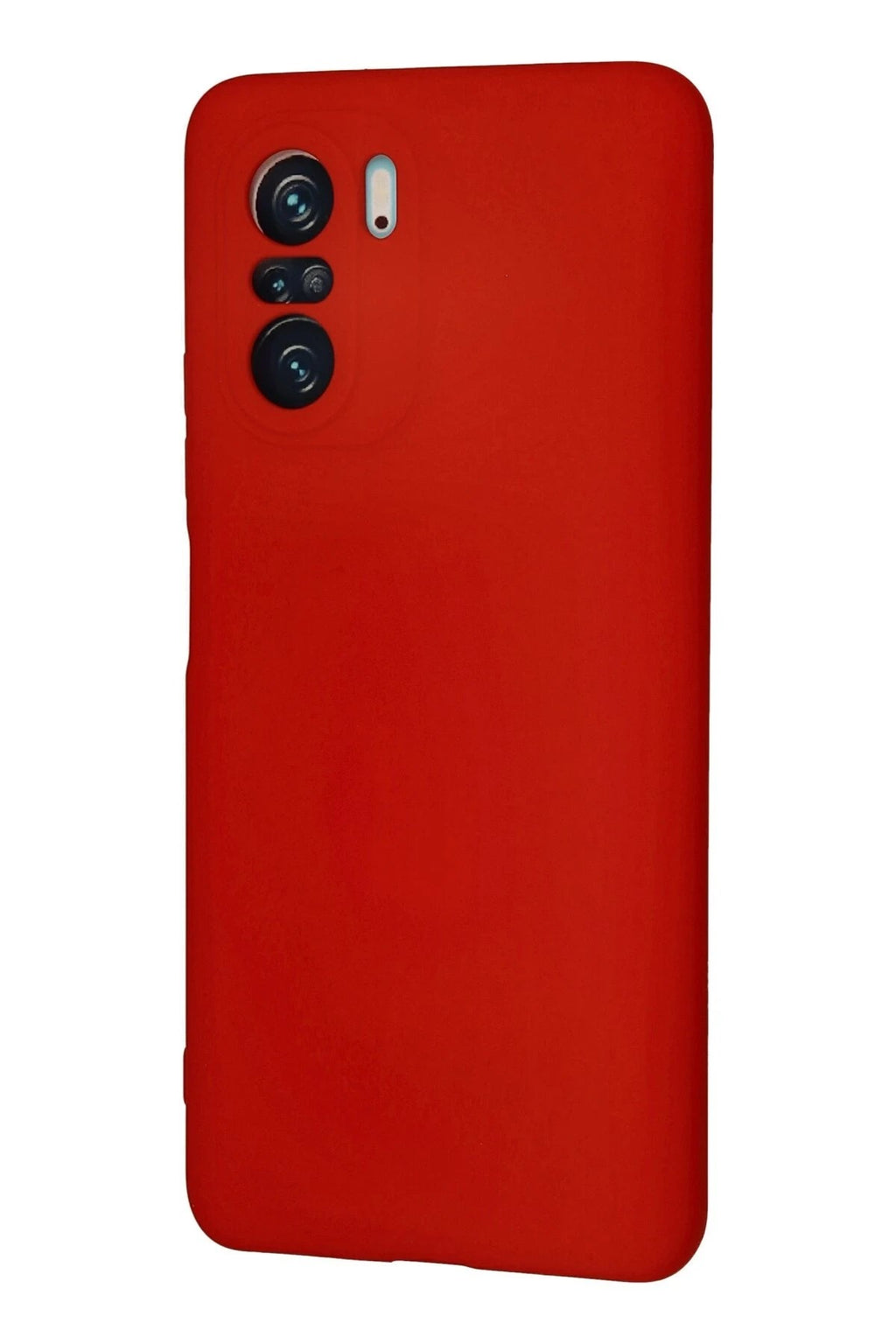 Mey İthalat® Poco F3 Kılıf Nano içi Kadife Silikon - Kırmızı