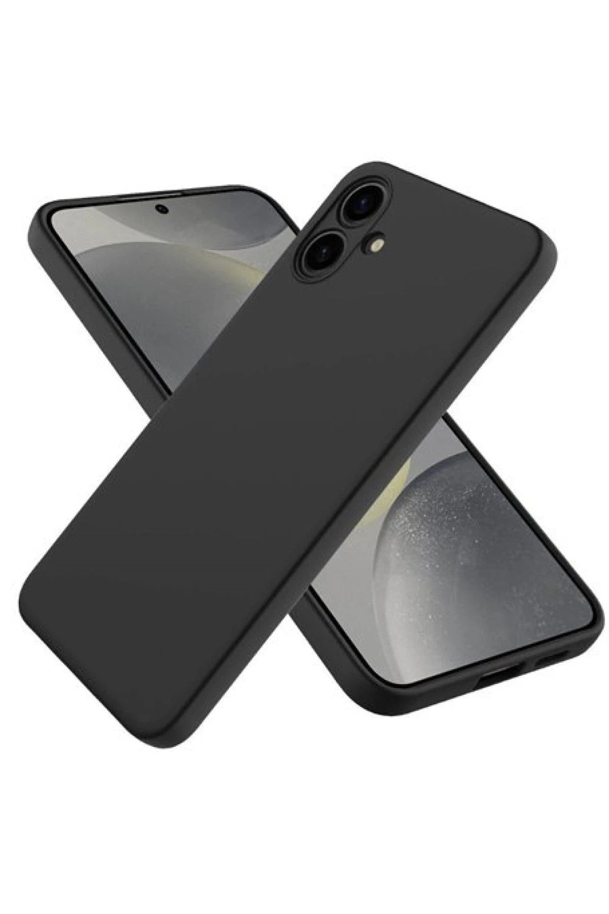 Mey İthalat® Samsung Galaxy A06 Kılıf First Silikon - Siyah