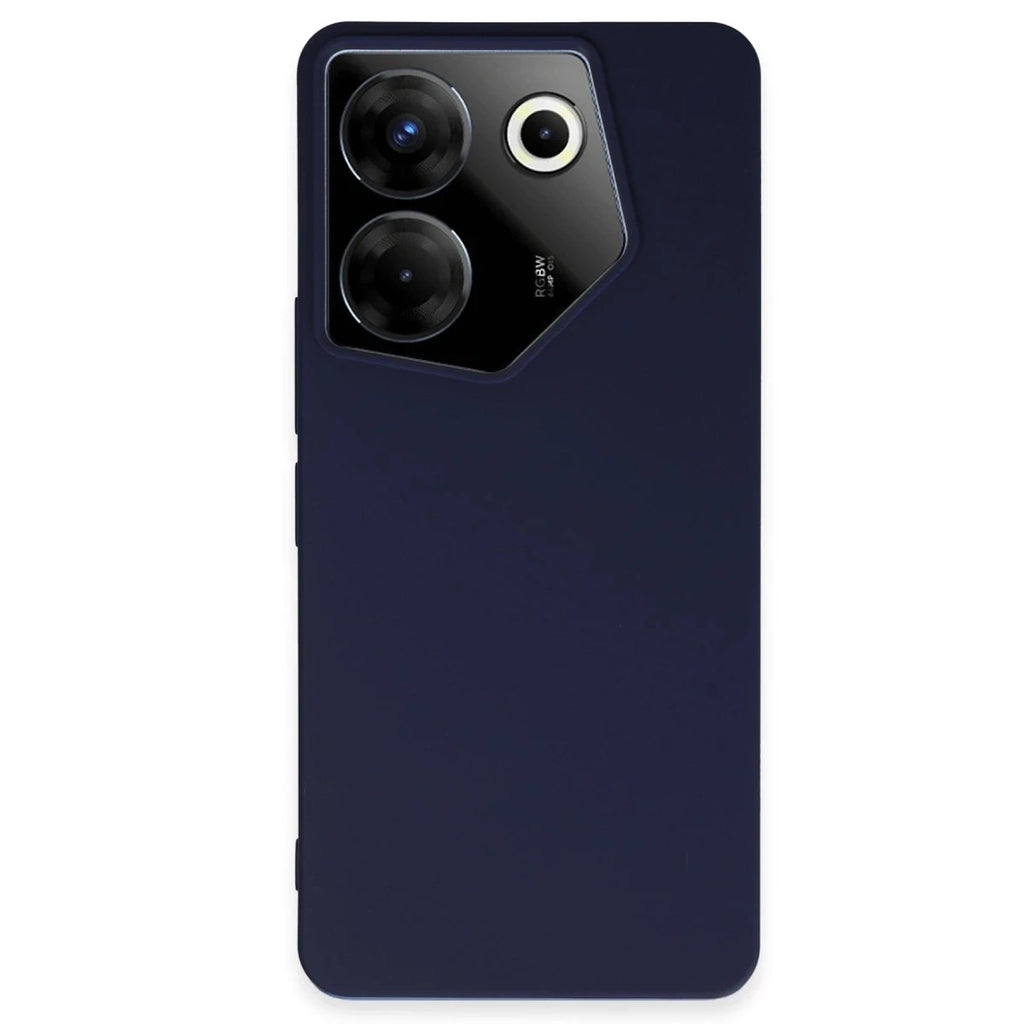 Mey İthalat® Tecno Camon 20 Pro 5G Kılıf First Silikon - Lacivert
