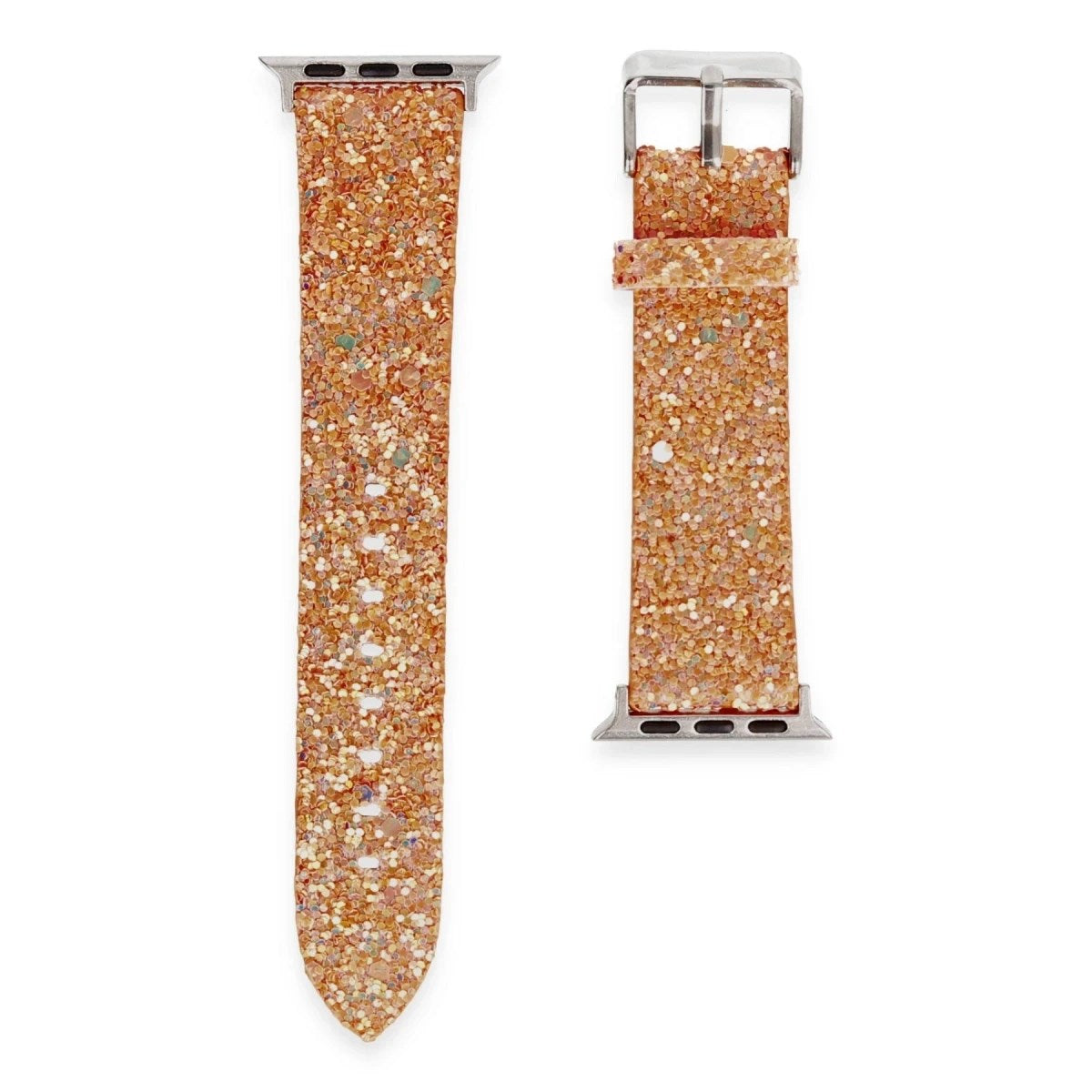 Mey İthalat® Watch 38mm Starry Taşlı Kordon - Pudra
