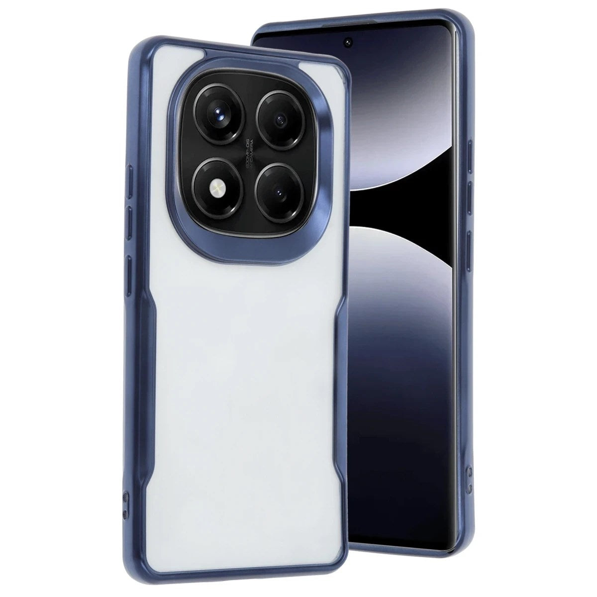 Mey İthalat® Redmi Note 14 Pro 4G Kılıf Boyi Silikon Kapak - Lacivert