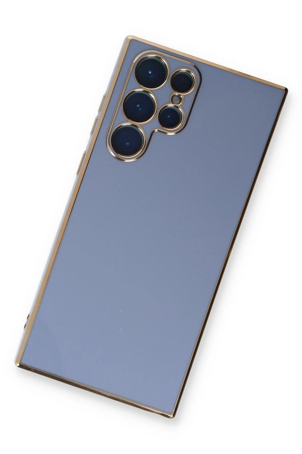 Mey İthalat® Samsung Galaxy S22 Ultra Kılıf Volet Silikon - Mavi