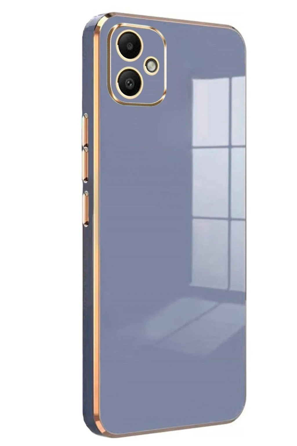 Mey İthalat® Samsung Galaxy A05 Kılıf Volet Silikon - Mavi