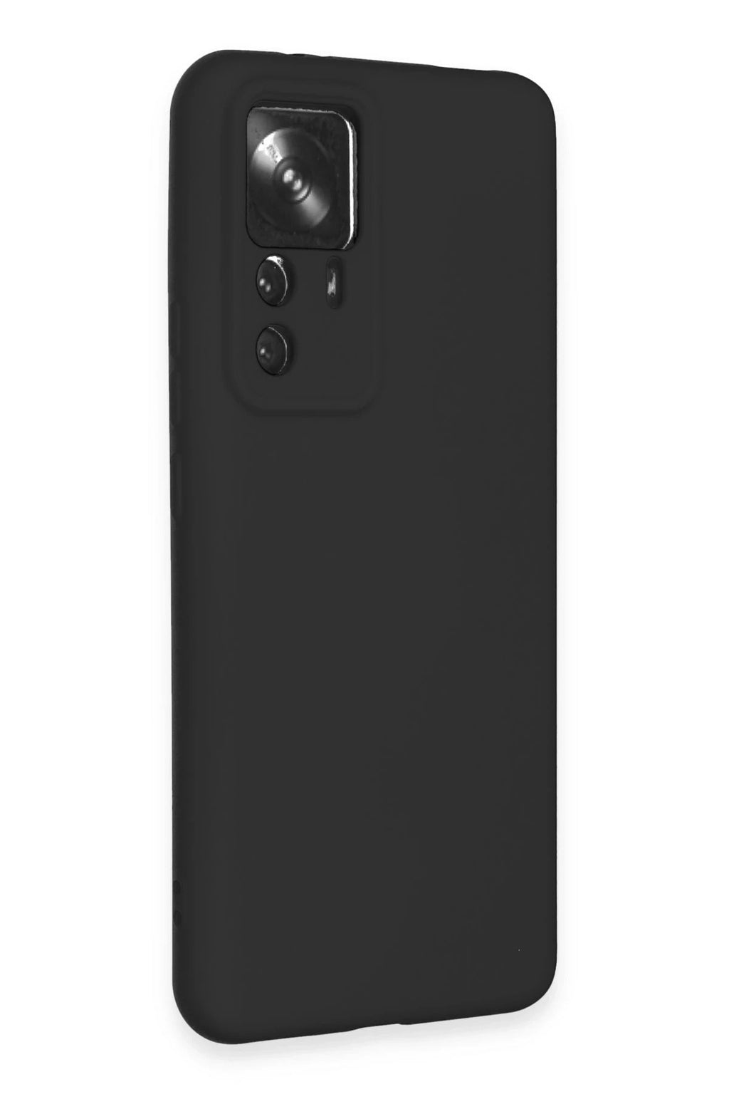Mey İthalat® Mi 12T Pro Kılıf Nano içi Kadife Silikon - Siyah