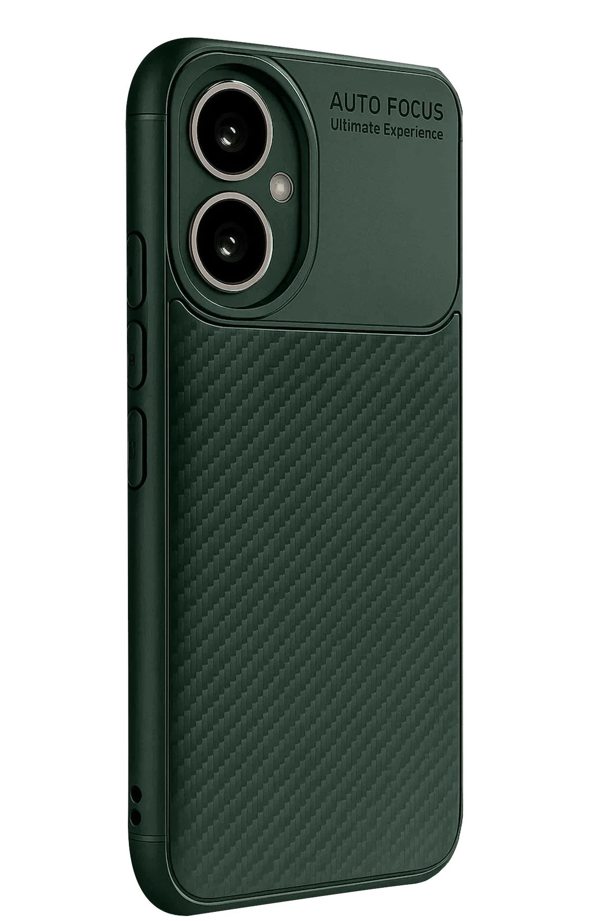 Mey İthalat® Honor 400 Kılıf Auto Focus Karbon Kapak - Koyu Yeşil