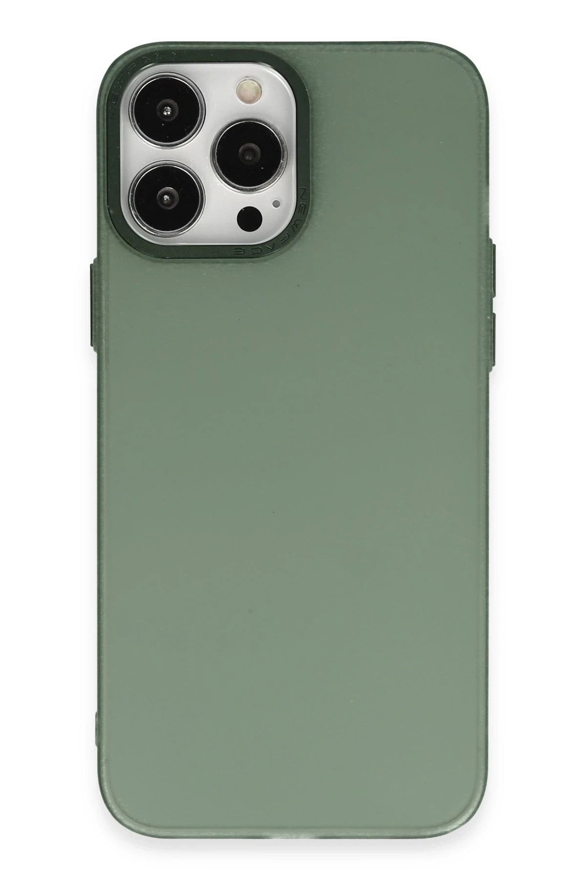 Mey İthalat® iPhone 14 Pro Kılıf Modos Metal Kapak - Koyu Yeşil