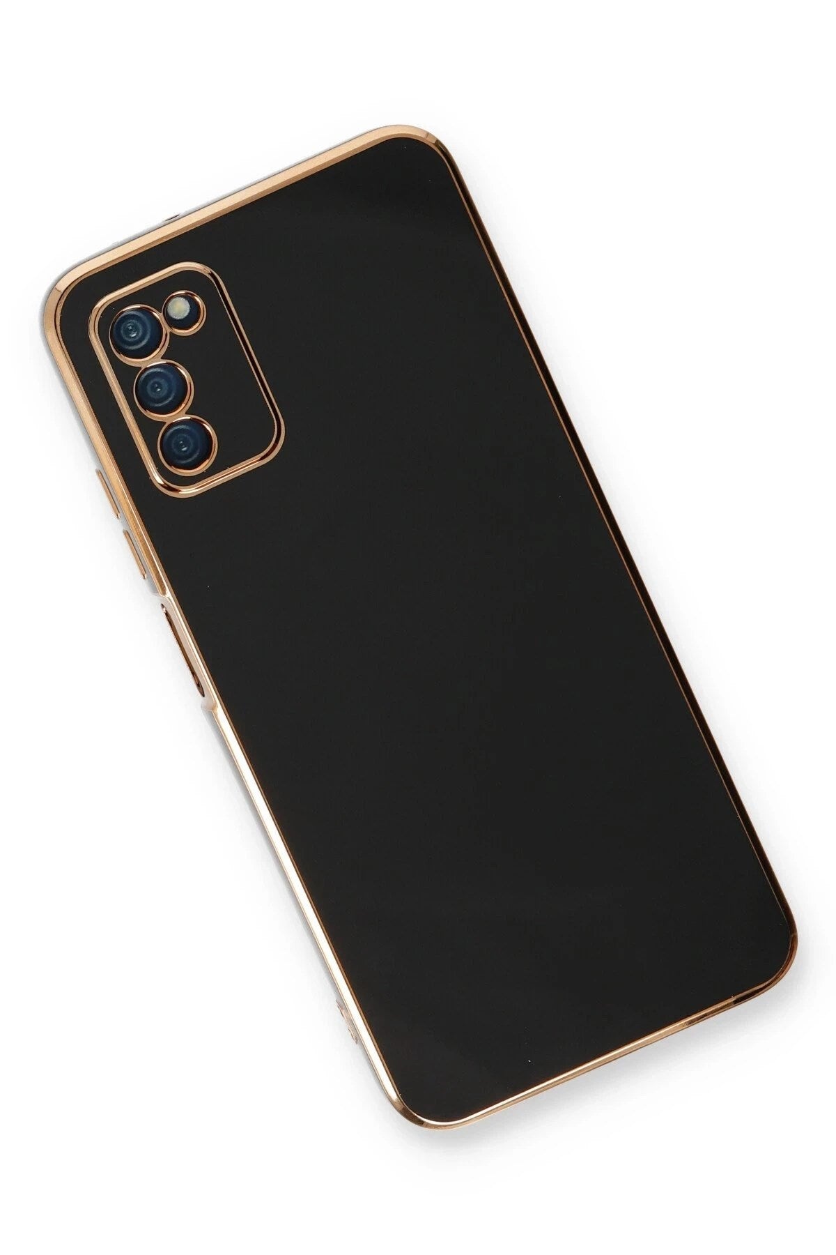 Mey İthalat® Samsung Galaxy A03S Kılıf Volet Silikon - Siyah