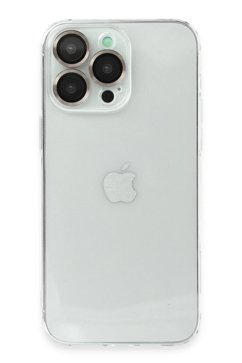 Mey İthalat® iPhone 13 Pro Kılıf Luko Lens Silikon -Yeşil