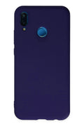Mey İthalat® Huawei P20 Lite Kılıf Nano içi Kadife Silikon - Mor