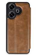 Mey İthalat® Redmi 13 4G Kılıf Flip Cover - Taba