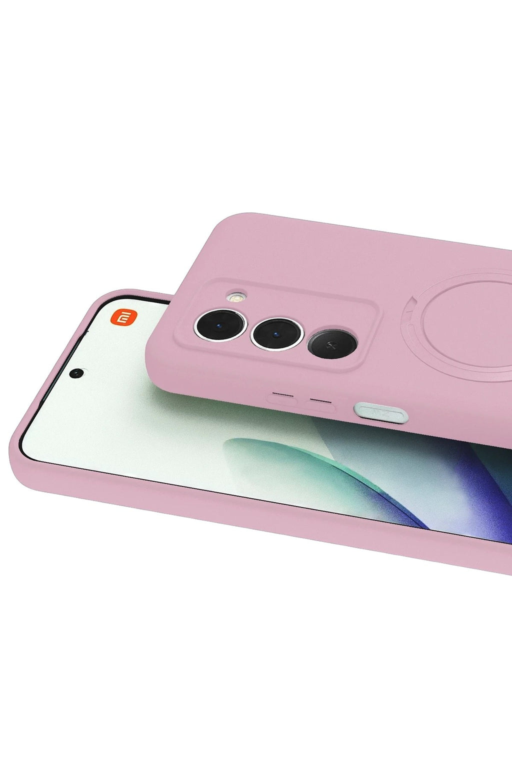 Mey İthalat® Redmi 15 4G Regal Magsafe Standlı Kapak - Açık Pembe