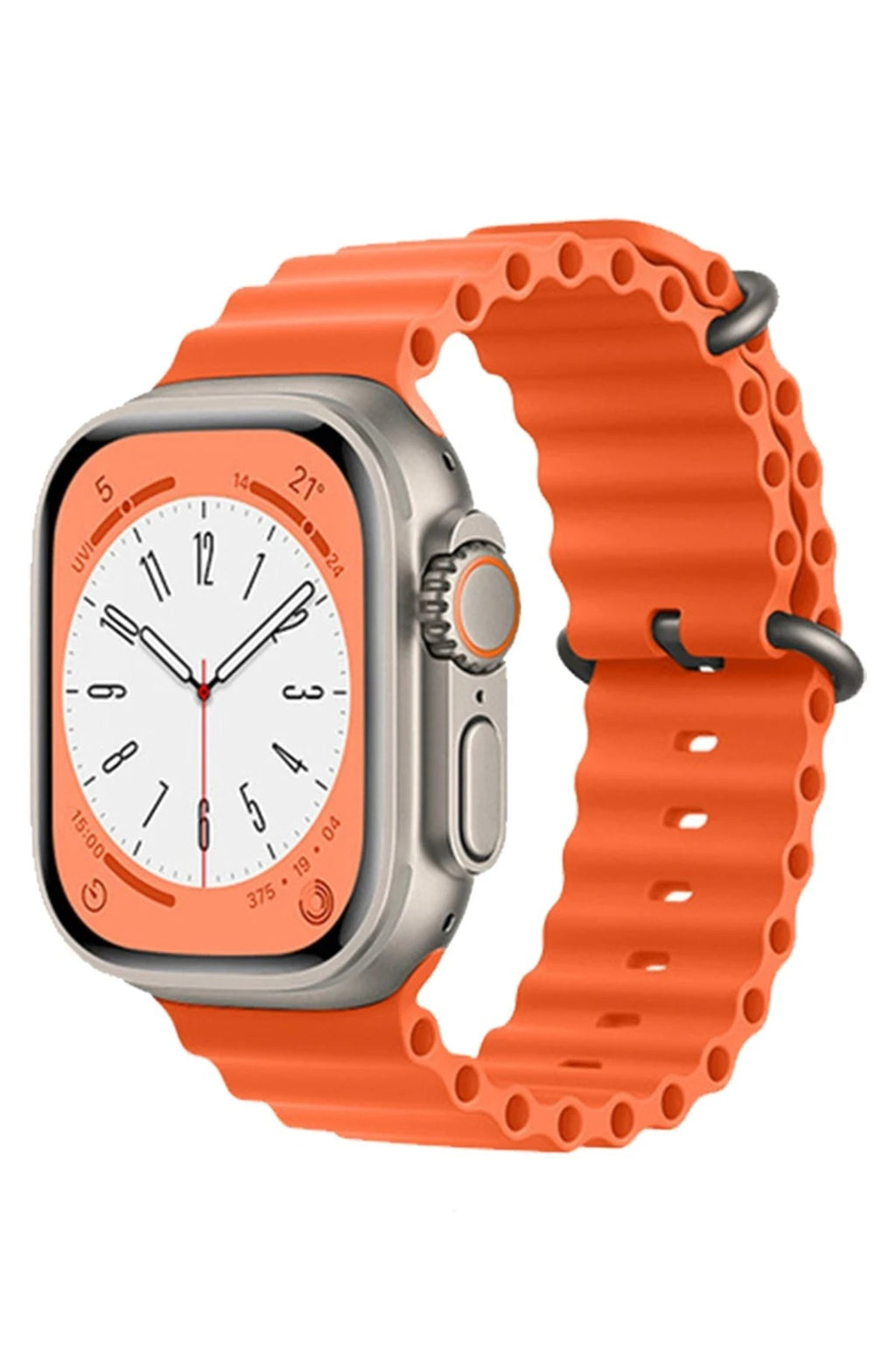 Mey İthalat® Watch 42mm Ocean Kordon - Turuncu