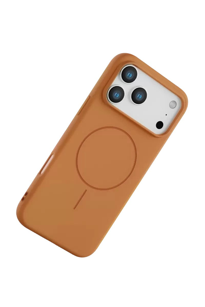 Mey İthalat® iPhone 17 Pro Max Jully Magsafe Kapak - Turuncu