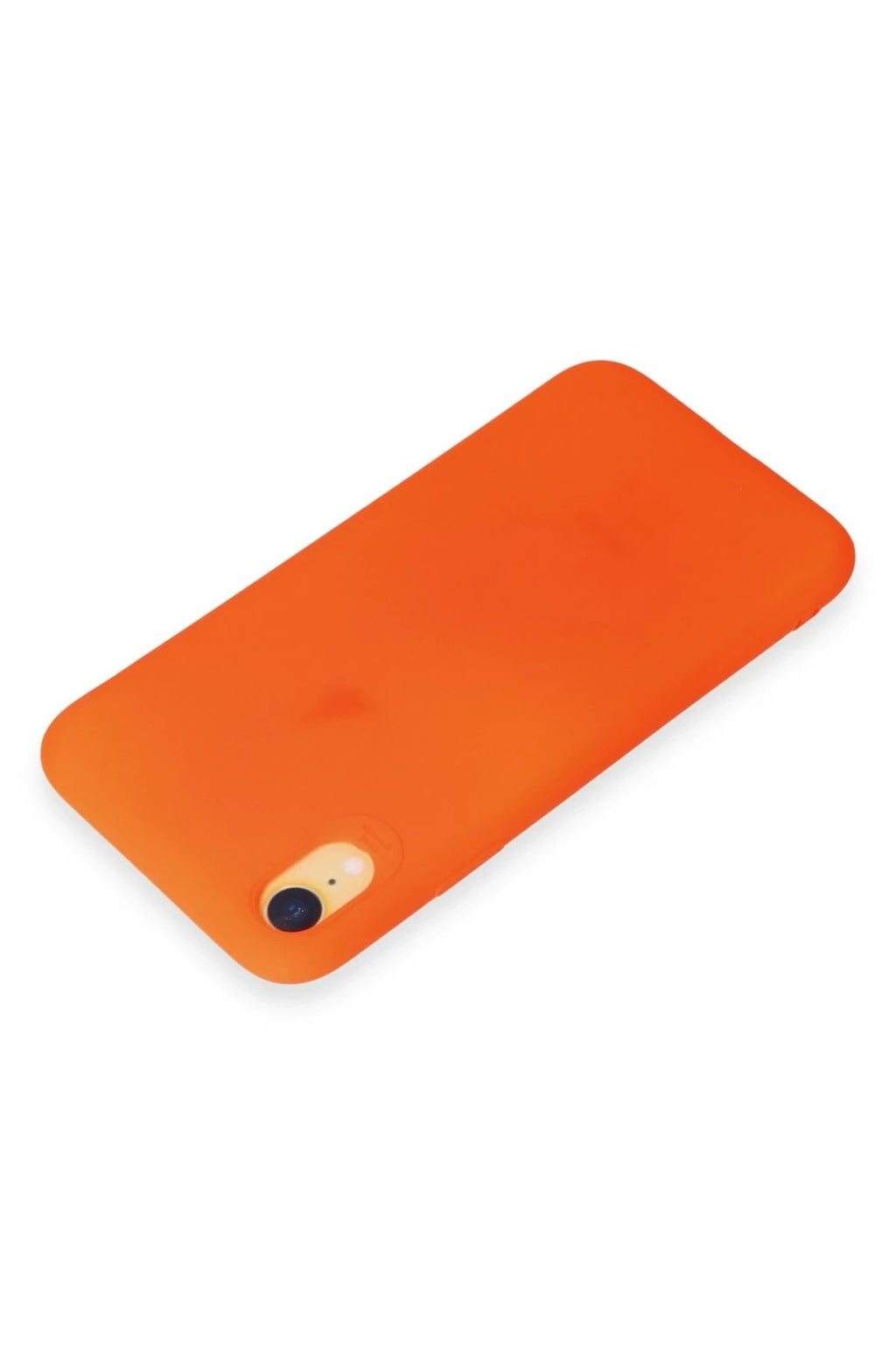 Mey İthalat® iPhone XR Kılıf First Silikon - Parlak Turuncu