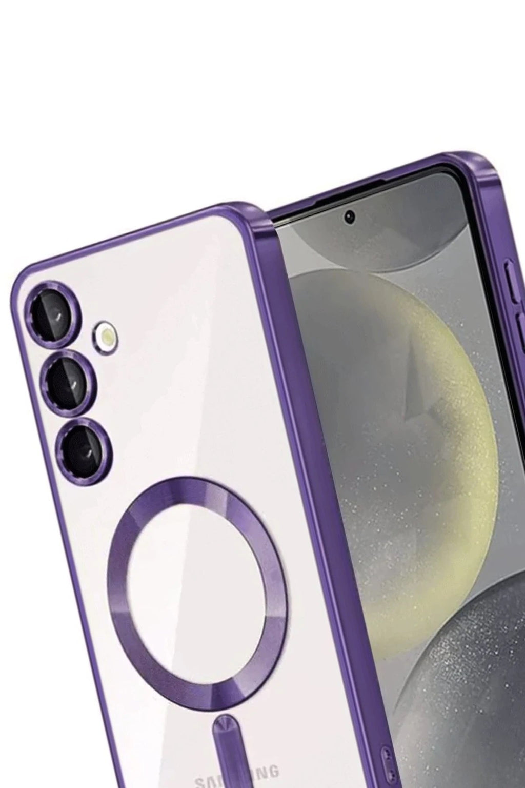 Mey İthalat® Samsung Galaxy A15 4G Kross Magneticsafe Kapak - Mor