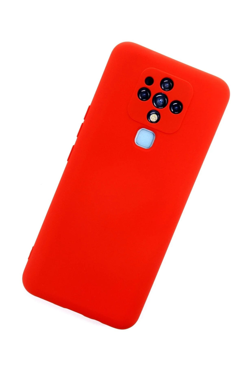 Mey İthalat® Tecno Camon 16 Kılıf Nano içi Kadife Silikon - Kırmızı
