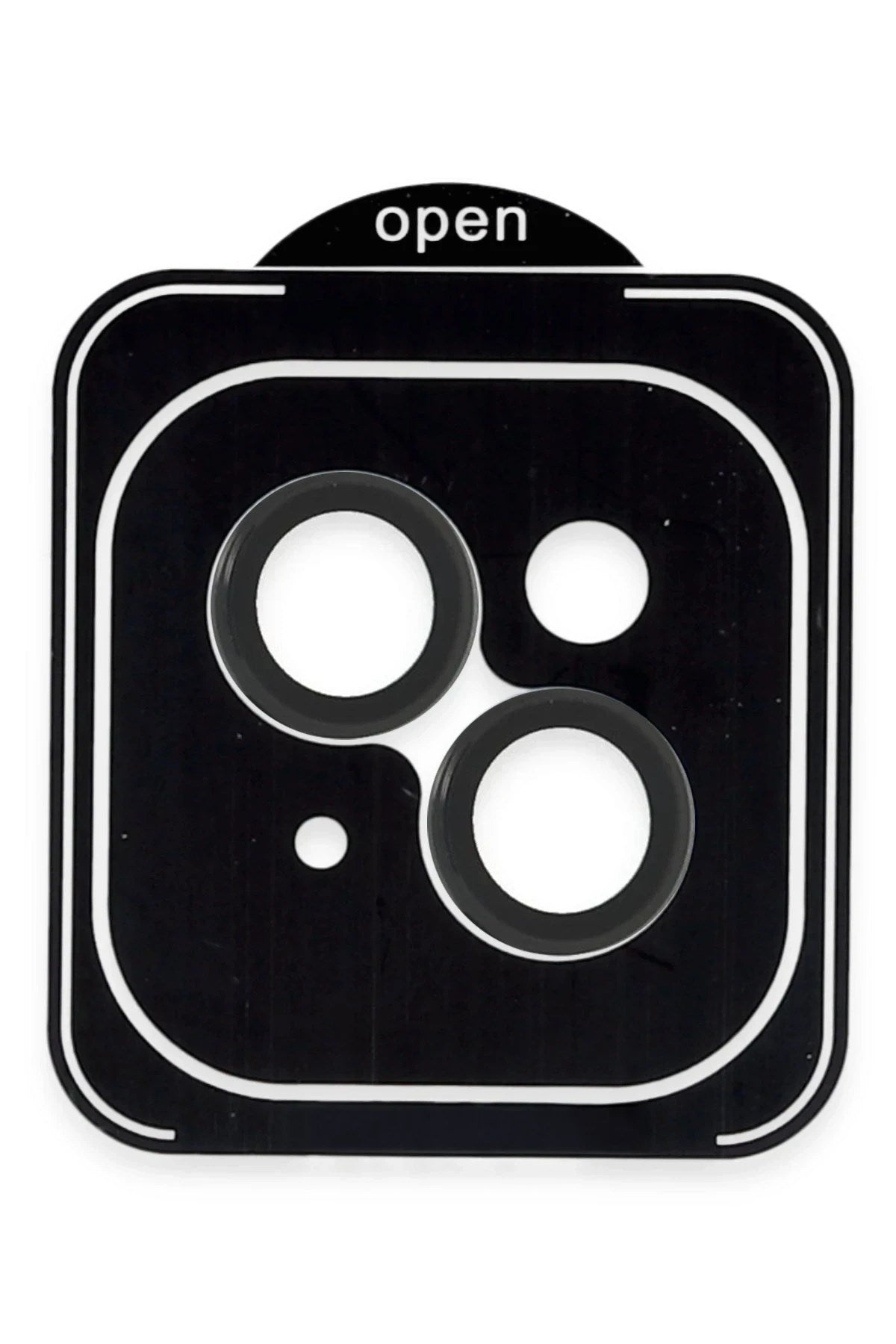 Mey İthalat® iPhone 13 PVD Metal Kamera Lens - Siyah