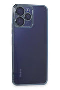 Mey İthalat® Redmi 12 Kılıf Lensli Silikon - Açık Mavi
