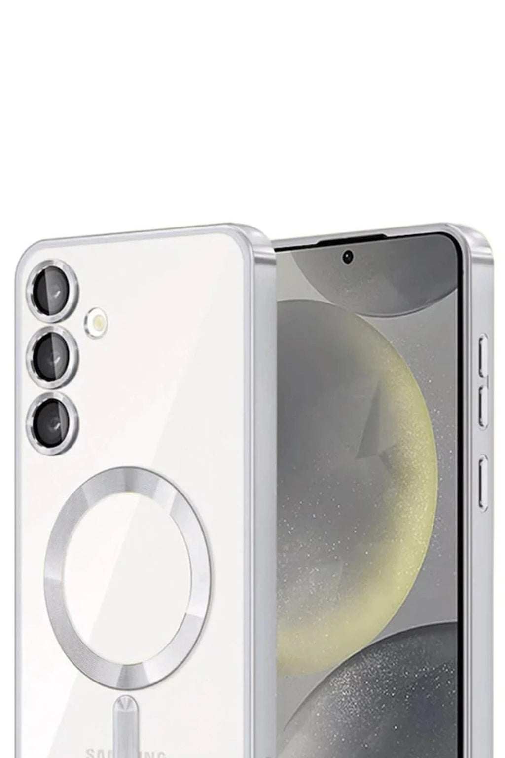 Mey İthalat® Samsung Galaxy A26 Kross Magneticsafe Kapak - Gümüş