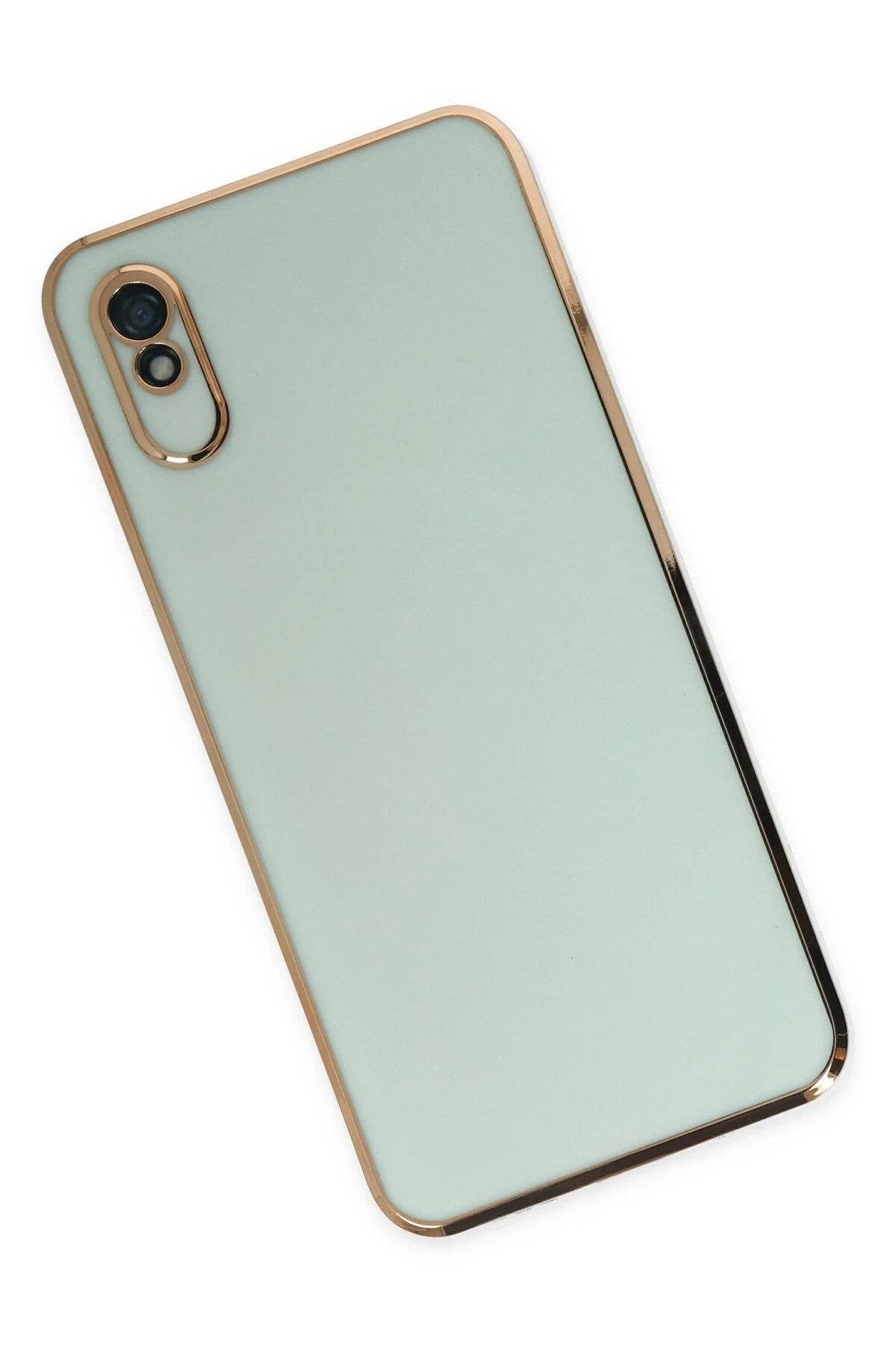 Mey İthalat® Redmi 9A Kılıf Volet Silikon - Açık Yeşil