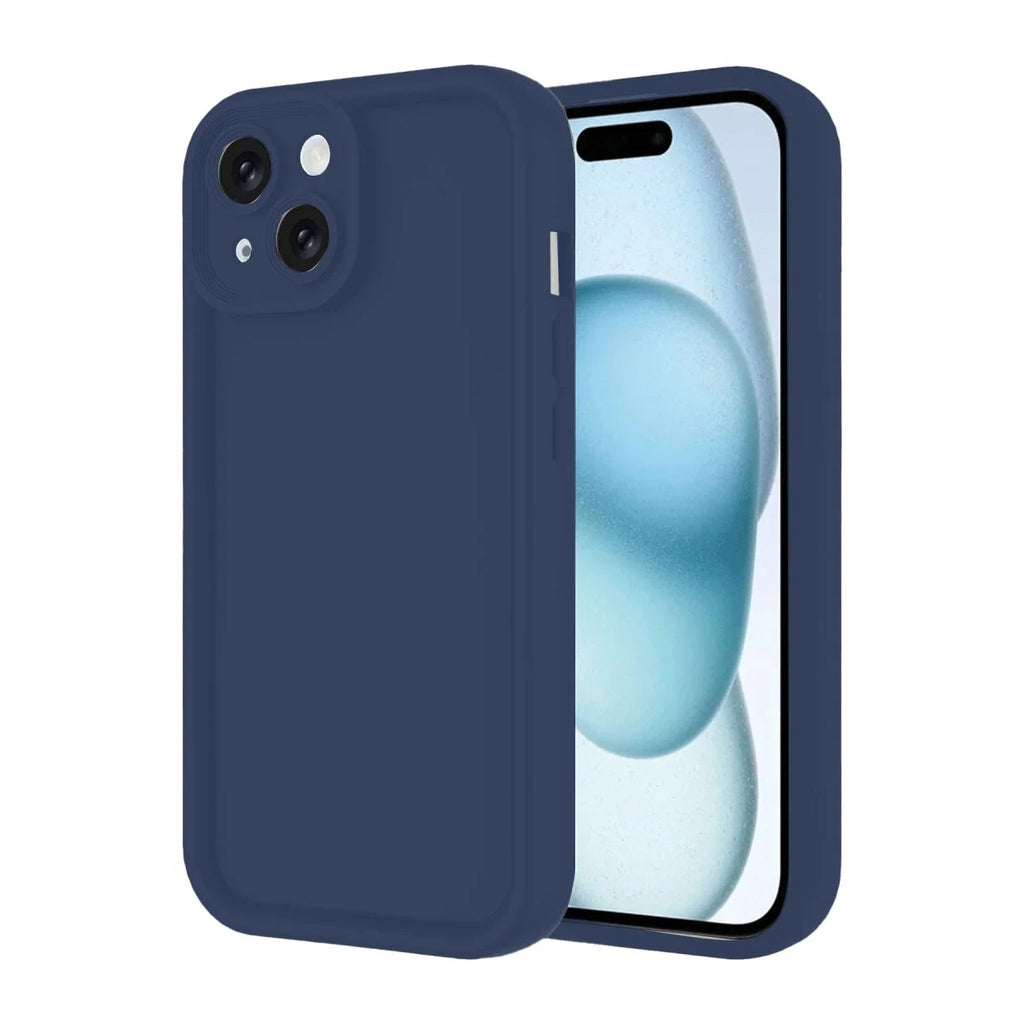 Mey İthalat® iPhone 14 Kılıf Viera Silikon - Lacivert