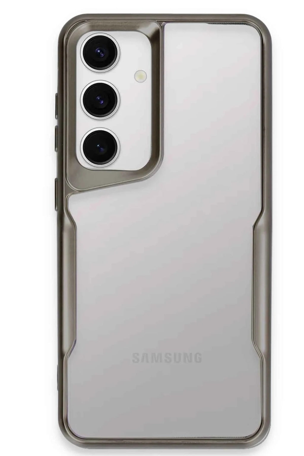 Mey İthalat® Samsung Galaxy S24 Kılıf Boyi Silikon Kapak - Titan Gri