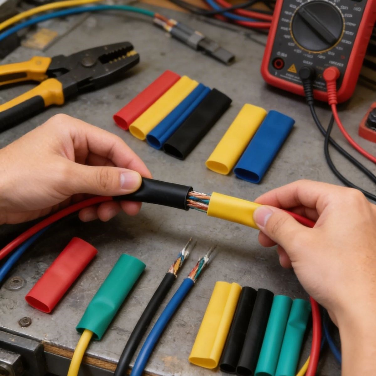 164 Parça Isı ile Daralan Makaron Seti – Elektrik Kablo İzolasyon & Koruma Kılıfı, Renkli Shrink Tube Set