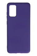 Mey İthalat® Samsung Galaxy S20 Plus Kılıf Nano içi Kadife Silikon - Mor