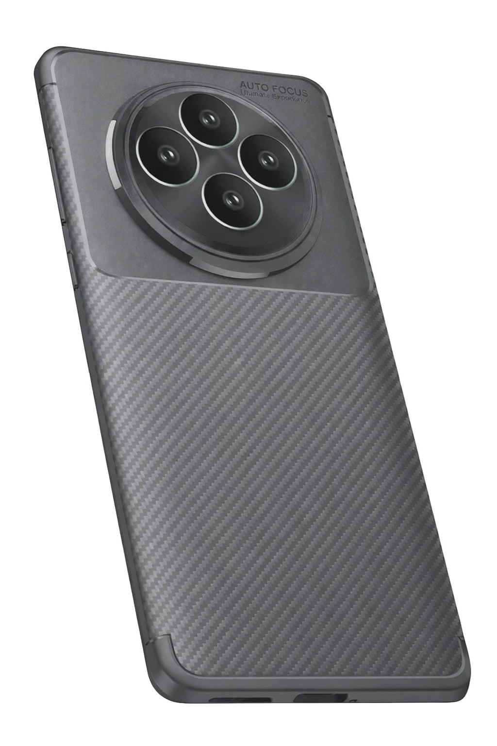 Mey İthalat® Reno 11 FS Kılıf Auto Focus Karbon Kapak - Gri