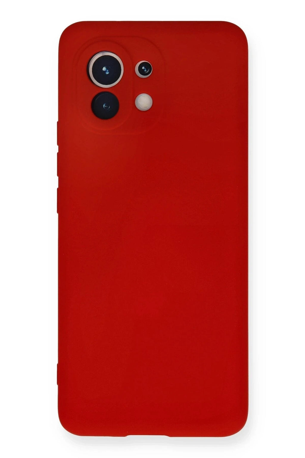Mey İthalat® Mi 11 Kılıf Nano içi Kadife Silikon - Kırmızı